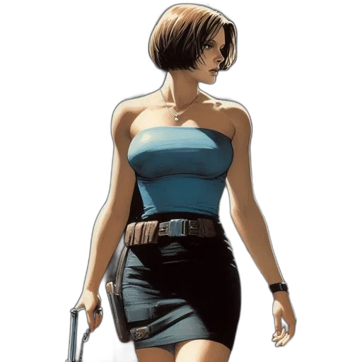 dress, weapon, concept art, comic book art transparent PNG cut-out