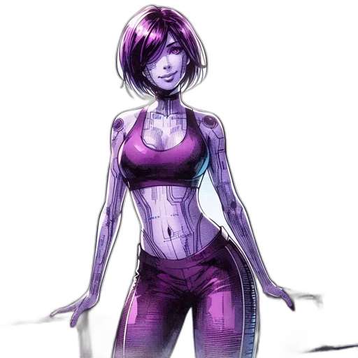 robot, comic book art, concept art, cyberpunk transparent PNG cut-out
