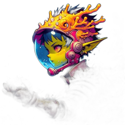 mask, dragon, robot, crown transparent PNG cut-out