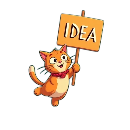 staff, hat, animal, 3d render transparent PNG cut-out