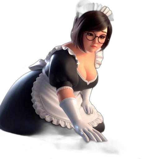 dress, staff, robot, face transparent PNG cut-out