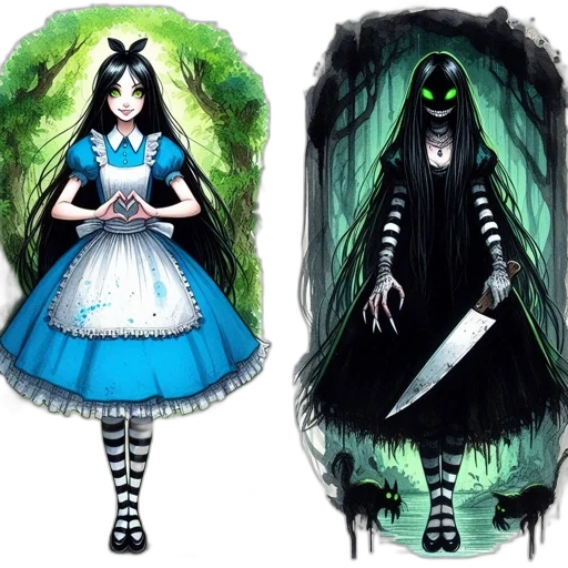 concept art, fantasy art, comic book art, anime transparent PNG cut-out