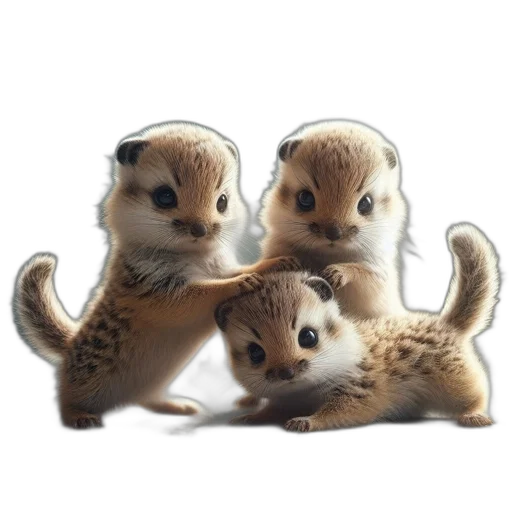 animal, creature, staff, photorealistic transparent PNG cut-out