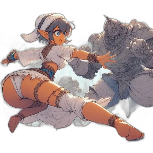 weapon, sword, staff, creature transparent PNG cut-out