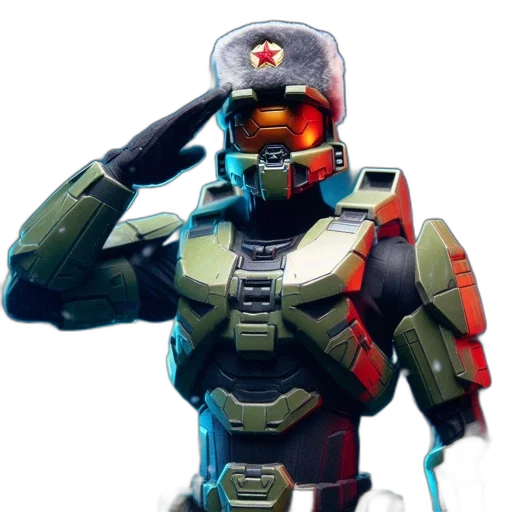 robot, mask, face, jacket transparent PNG cut-out