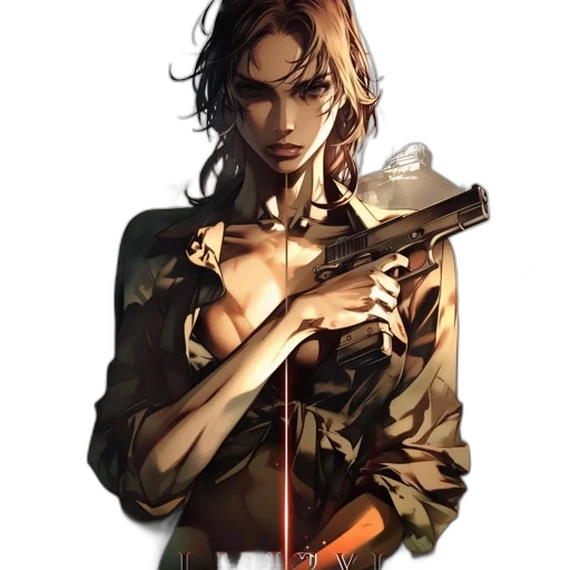 weapon, jacket, sword, staff transparent PNG cut-out
