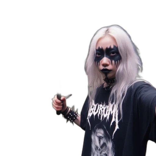 staff, creature, hair, mask transparent PNG cut-out