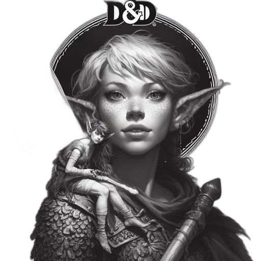 dragon, staff, hat, face transparent PNG cut-out
