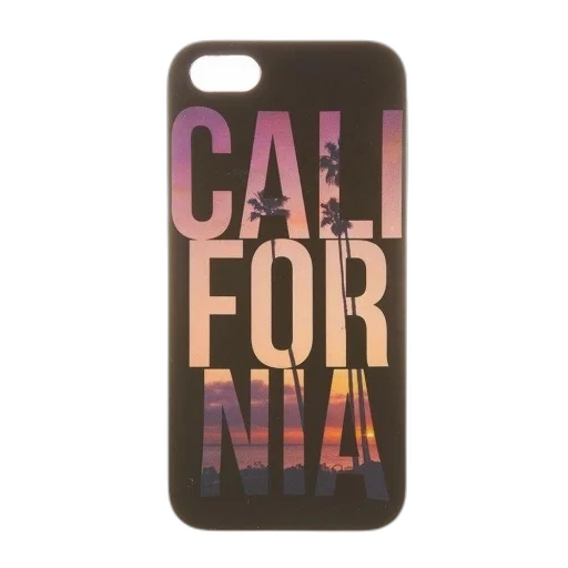 phone, case, word, california transparent PNG cut-out