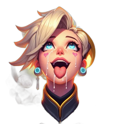 face, staff, weapon, jewelry transparent PNG cut-out