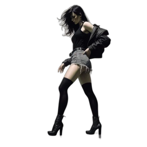 dress, concept art, photorealistic, 3d render transparent PNG cut-out