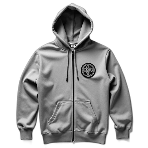 jacket, 3d render, monochrome, grey transparent PNG cut-out