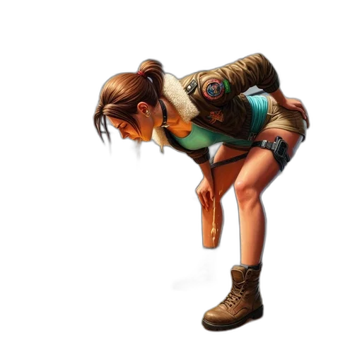 jacket, weapon, animal, shoes transparent PNG cut-out