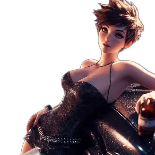 dress, concept art, 3d render, fantasy art transparent PNG cut-out