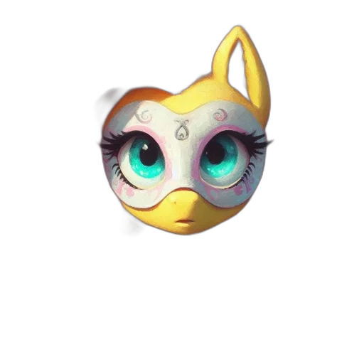 mask, staff, animal, creature transparent PNG cut-out