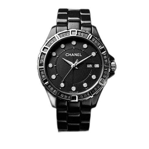 jewelry, black, chanel, watch transparent PNG cut-out