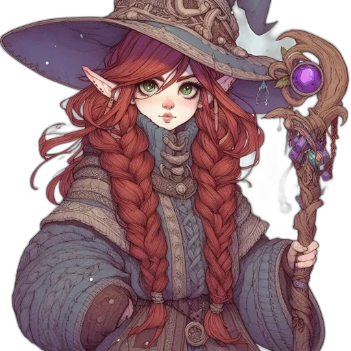 staff, hat, weapon, sword transparent PNG cut-out