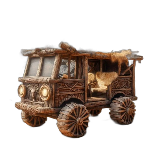 car, furniture, 3d render, concept art transparent PNG cut-out