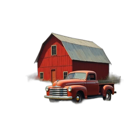 car, building, concept art, photorealistic transparent PNG cut-out
