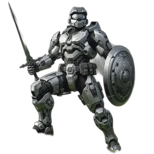 robot, weapon, sword, concept art transparent PNG cut-out