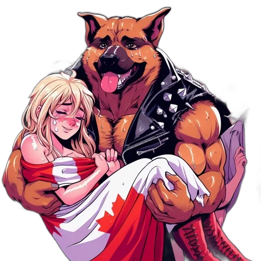 animal, anime, pixel art, comic book art transparent PNG cut-out
