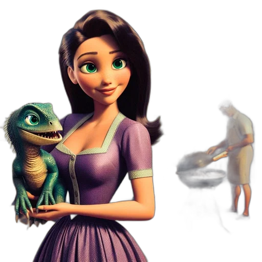 dress, creature, dragon, animal transparent PNG cut-out
