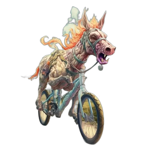 dragon, creature, animal, staff transparent PNG cut-out