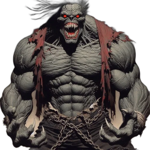 creature, animal, comic book art, concept art transparent PNG cut-out