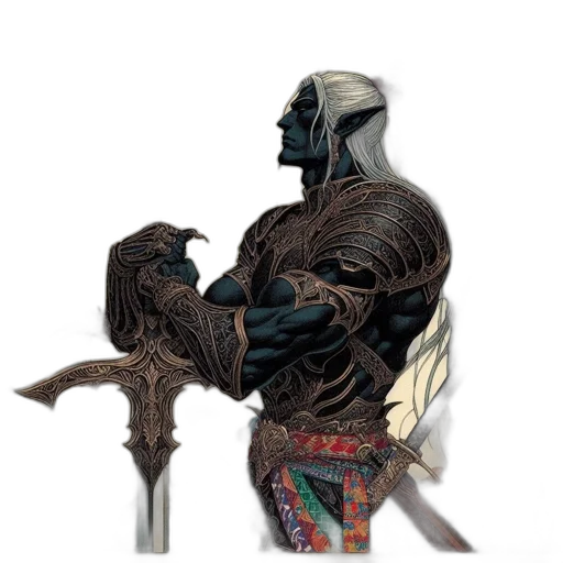 sword, staff, weapon, robot transparent PNG cut-out