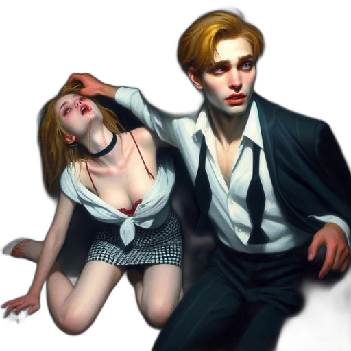 concept art, comic book art, photorealistic, cyberpunk transparent PNG cut-out