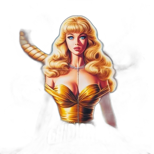 dress, fantasy art, comic book art, concept art transparent PNG cut-out