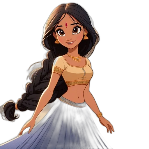 dress, concept art, cartoon, fantasy art transparent PNG cut-out