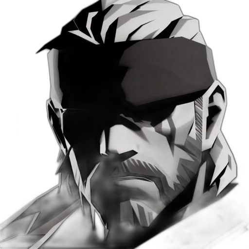 face, mask, weapon, comic book art transparent PNG cut-out