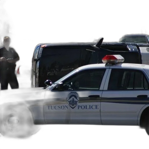 car, weapon, police, officer transparent PNG cut-out