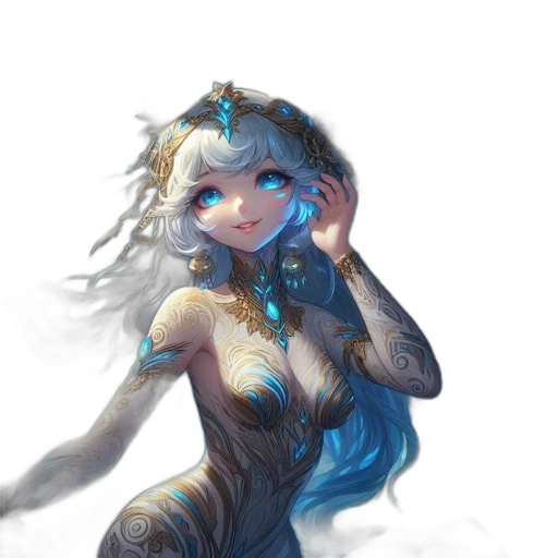 dress, crown, mask, dragon transparent PNG cut-out