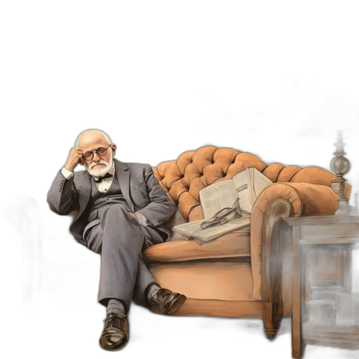 furniture, concept art, oil painting, photorealistic transparent PNG cut-out