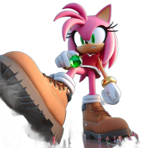 shoes, animal, weapon, 3d render transparent PNG cut-out