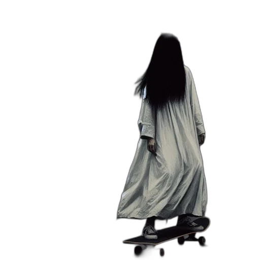 dress, hair, staff, furniture transparent PNG cut-out