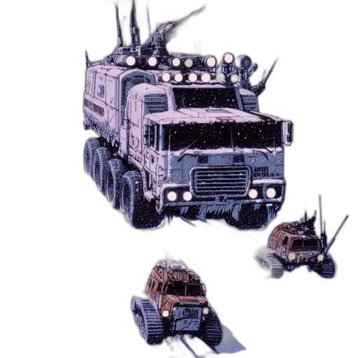 weapon, car, robot, animal transparent PNG cut-out