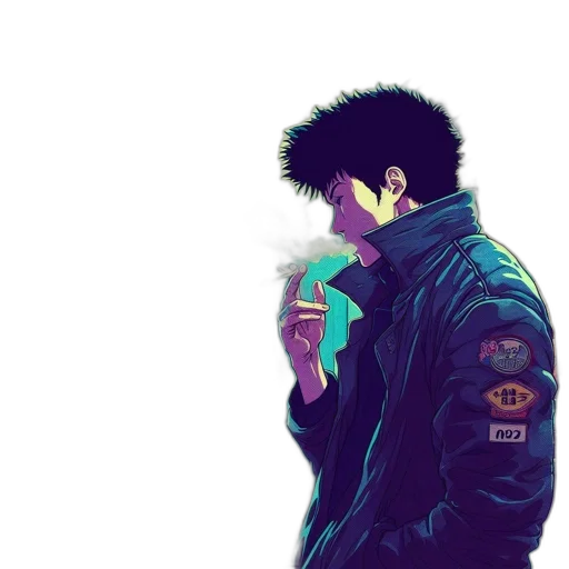 jacket, dragon, umbrella, face transparent PNG cut-out