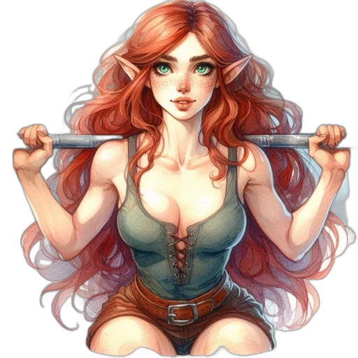 sword, weapon, staff, fantasy art transparent PNG cut-out
