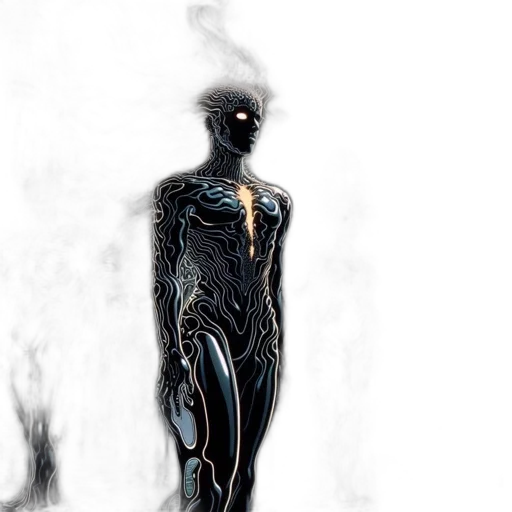 robot, mask, dress, concept art transparent PNG cut-out
