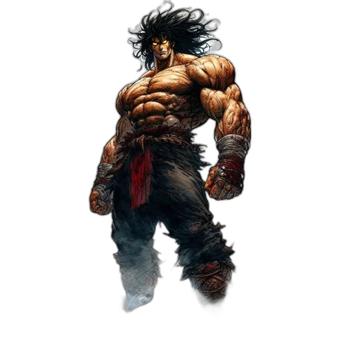 hair, weapon, concept art, comic book art transparent PNG cut-out