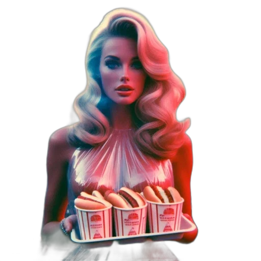 dress, food, hair, jacket transparent PNG cut-out