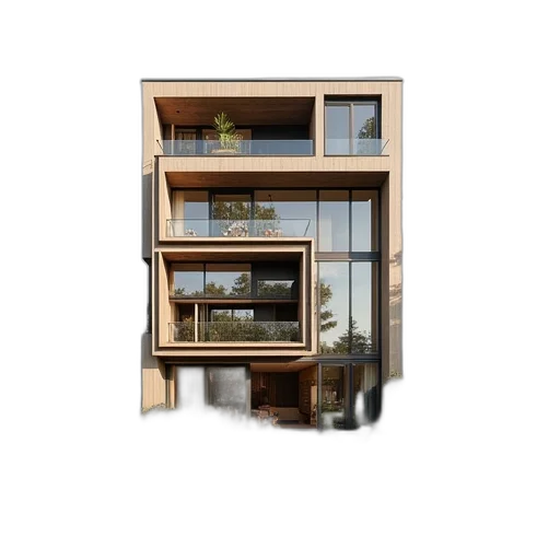 furniture, building, 3d render, photorealistic transparent PNG cut-out