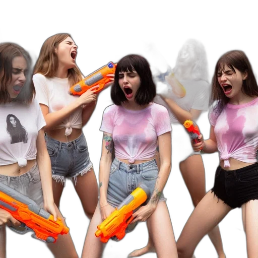 weapon, shoes, concept art, vaporwave transparent PNG cut-out