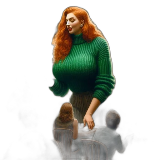 dress, jacket, creature, concept art transparent PNG cut-out