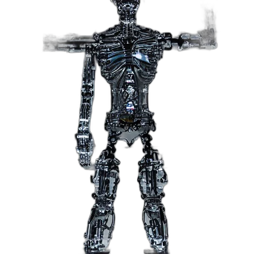 robot, weapon, staff, animal transparent PNG cut-out