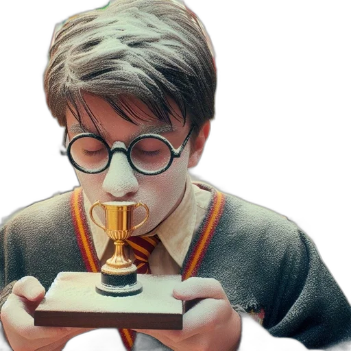 3d render, concept art, photorealistic, harry transparent PNG cut-out