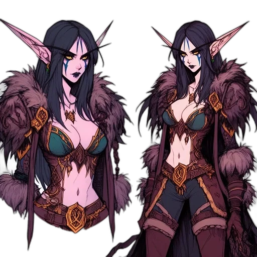 fantasy art, concept art, pixel art, comic book art transparent PNG cut-out